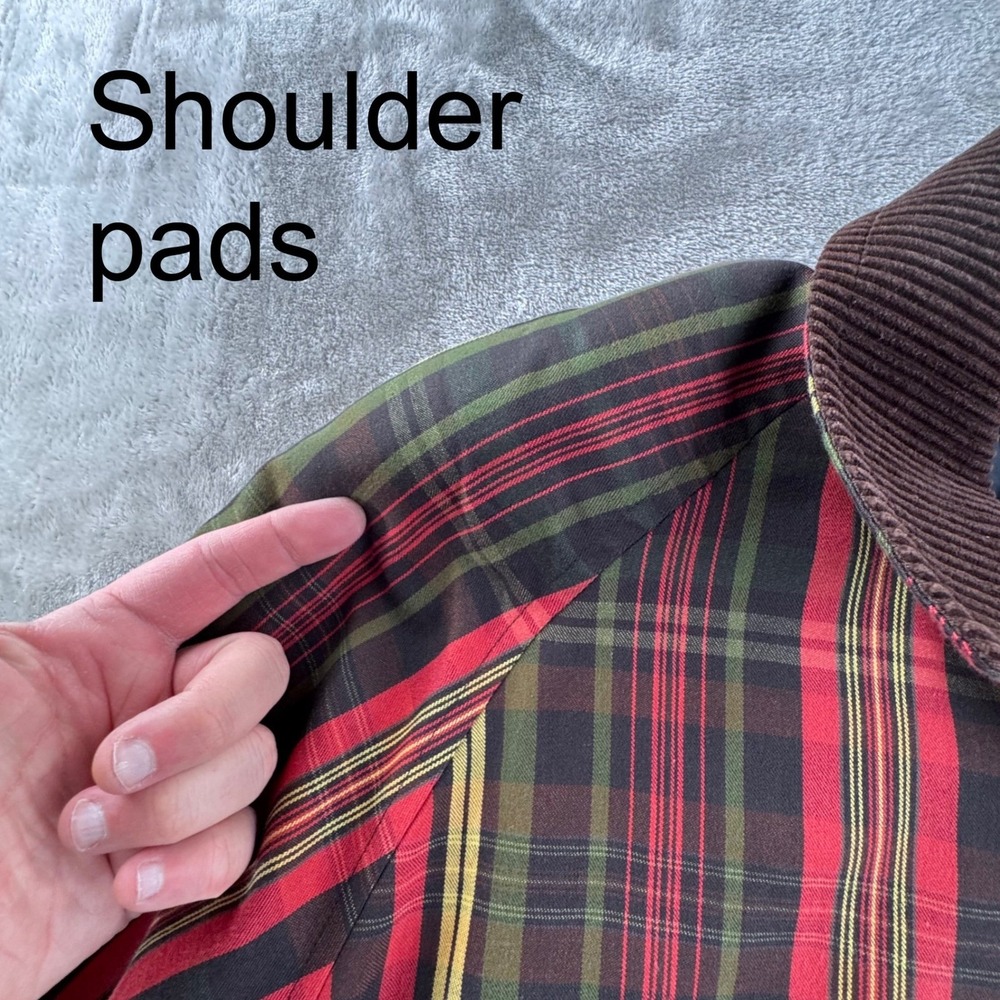 Vintage Plaid Harrington Golf Jacket Womens L‎ Grunge Preppy Tartan Retro - Picture 9 of 16